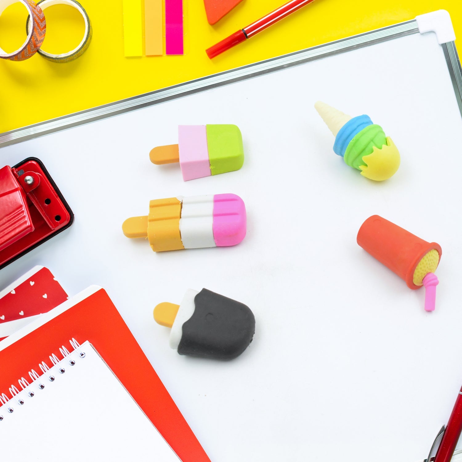 Mini Eraser Set for Kids (5 Pieces) - Fun Designs, Party Favors, School Prizes Mini Eraser Set for Kids (5 Pieces) - Fun Designs, Party Favors, School Prizes
